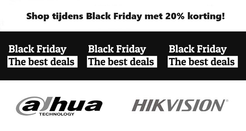 Black Friday actie nu 20% korting!